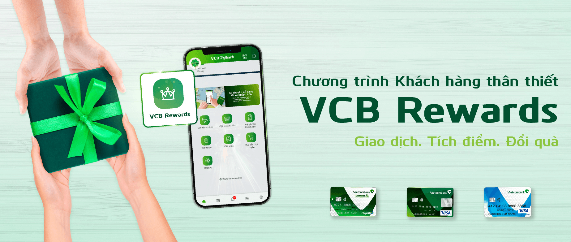 Vietcombank ra mắt VCB Rewards