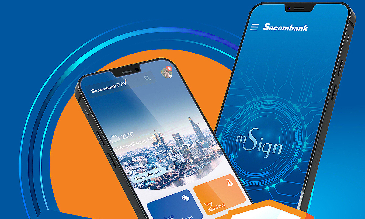 Ứng dụng mSign mới được ra mắt của Sacombank